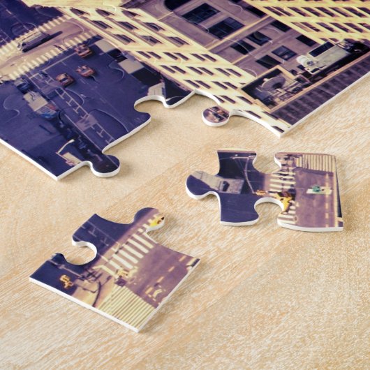 Flatironの建物-ニューヨークシティ ジグソーパズル (側面)