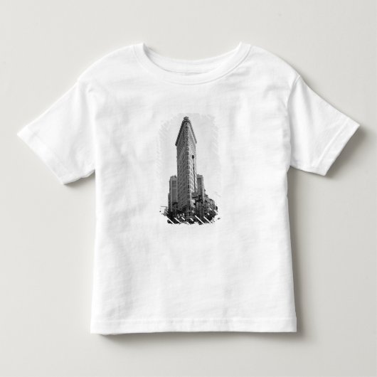 Flatironの建物(写真) トドラーTシャツ (正面)