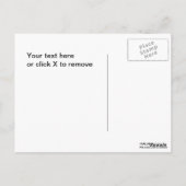 Flatiron建物とClock in Black and White 2 ポストカード (裏面)