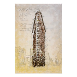 Flatiron Building ポスター