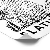 Flatiron Building Art Poster ポスター (角)