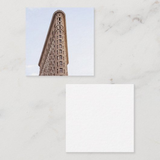 Flatiron building postcard スクエア名刺 (正面/裏面)