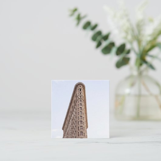 Flatiron building postcard スクエア名刺 (スタンド正面)