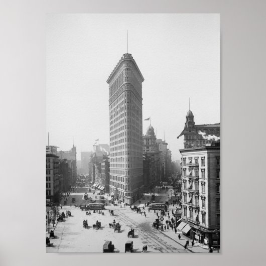 Flatiron Building - Vintage New York - 1902 ポスター (正面)