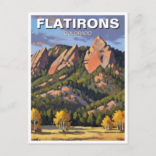 Flatirons Colorado Travel ポストカード (正面)