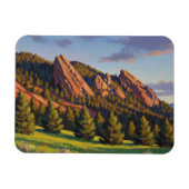 Flatirons Colorado Travel マグネット (横)