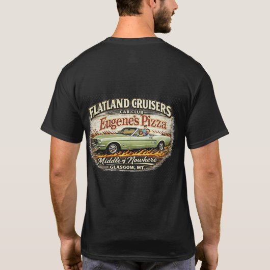 Flatland Cruisers Car Club/Eugene's  Tシャツ (裏面)