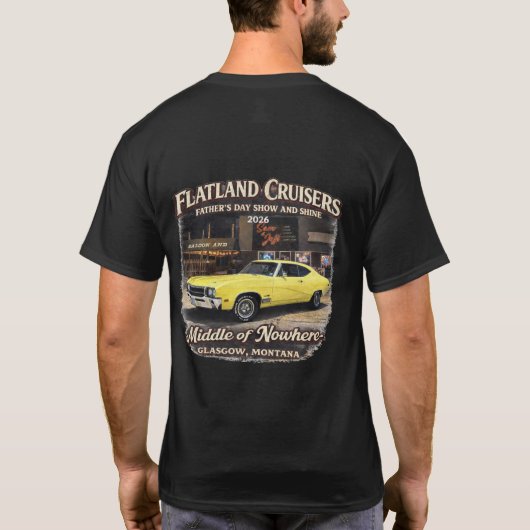 Flatland Cruisers Father’s Day Show & Shine Tシャツ (裏面)