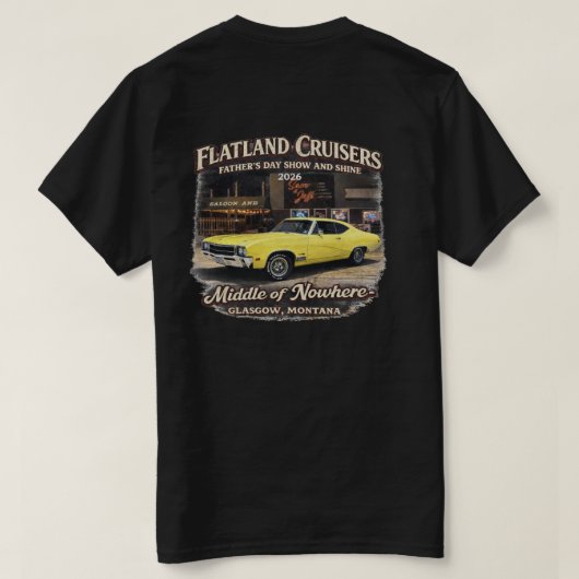 Flatland Cruisers Father’s Day Show & Shine T-Shir Tシャツ (デザイン裏面)