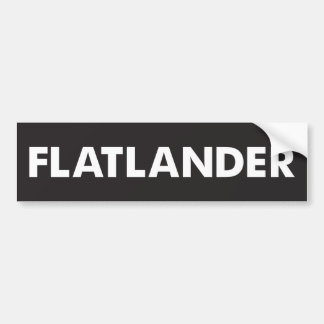 Flatlander バンパーステッカー