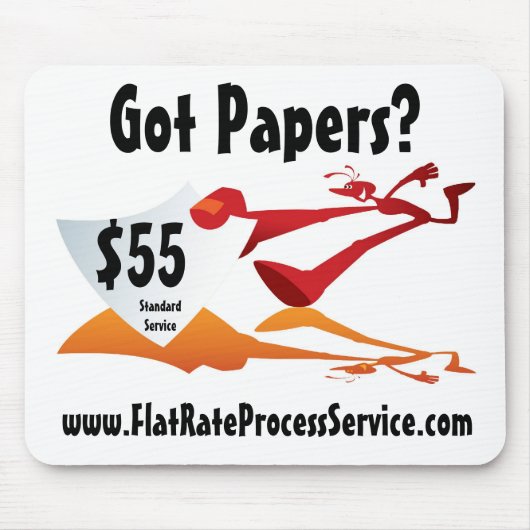 FlatRateProcessService.comのマウスパッド マウスパッド (正面)
