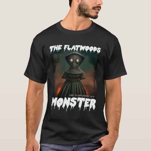 Flatwoods Monster Braxie 1952 Creepy Alien Cryptid Tシャツ (正面)
