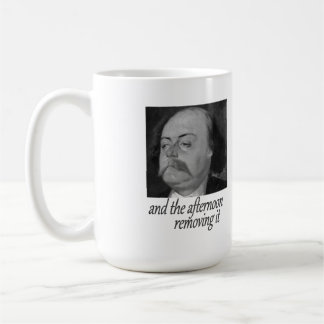 Flaubert: コンマ、コンマ コーヒーマグカップ