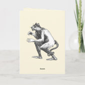 Flauros Humanoid Leopard Dictionairre Infernal カード (裏面)