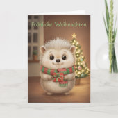 Flauschiger Igel mit Geschenkzauber カード (正面)