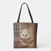 Flauschiger Igel Tasche voller Freude トートバッグ (裏面)