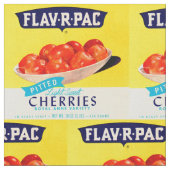 Flav-R-Pacの送信さくらんぼとプリント ファブリック (クローズアップ)