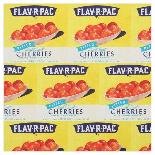 Flav-R-Pacの送信さくらんぼとプリント ファブリック (見本)