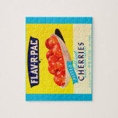 Flav-R-Pac送信さくらんぼラベル ジグソーパズル (縦)