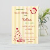 Flavescent stripped Holiday Open House  招待状 (スタンド正面)