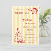 Flavescent stripped Holiday Open House  招待状 (スタンド正面)