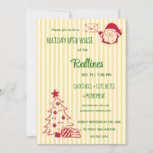 Flavescent stripped Holiday Open House  招待状 (正面)