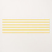 Flavescent Yellow Vertical Stripped ヨガマット (裏面(横))