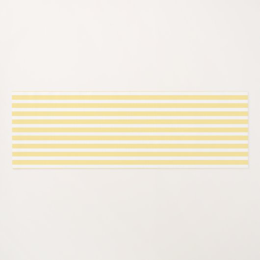 Flavescent Yellow  Vertical Stripped  ヨガマット (裏面(横))