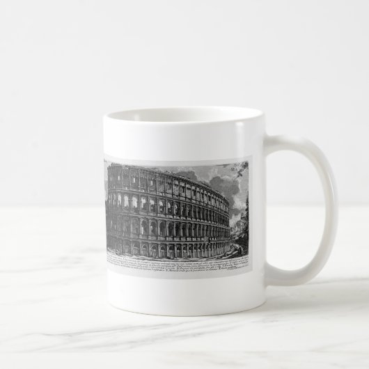 Flavianの円形競技場のジョバンニPiranesi-の眺め コーヒーマグカップ (右)