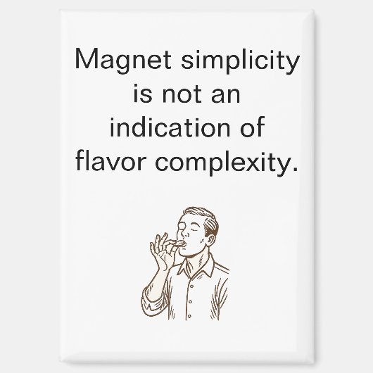 Flavor Complexity Refrigerator マグネット (正面)