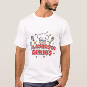 Flavors of Genius – Cute Chef Creativity T-Shirt Tシャツ (正面)