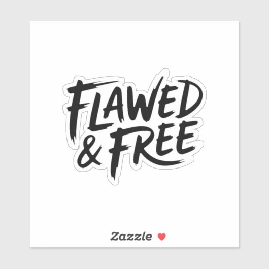 Flawed and Free シール (シート)