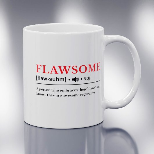 Flawsome - カスタマイズ可能な辞書の定義 コーヒーマグカップ