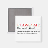 Flawsome – カスタマイズ可能な辞書定義 マグネット (正面/裏面)
