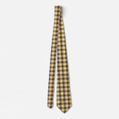 Flax and Livid Brown Plaid Neck Tie ネクタイ (裏面)