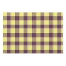Flax and Livid Brown Plaid Yellow