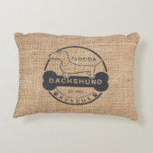 FLDRオスカーの"生きている、笑い及びウインナー"の枕 アクセントクッション (裏面)