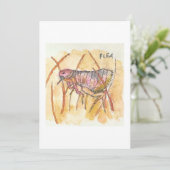 Flea Greeting Card 招待状 (スタンド正面)