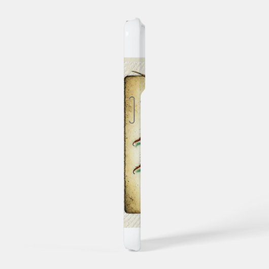 Flea Siphonaptera 020924IREF241 - Watercolor iPhoneケース (右側面)