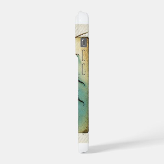 Flea Siphonaptera 020924IREF241 - Watercolor iPhoneケース (左側面)