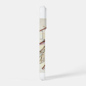 Flea Siphonaptera Insect Dorsal View 040924IREF224 iPhoneケース (右側面)