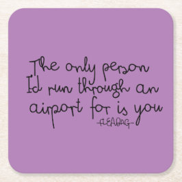 Fleabagの引用文 スクエアペーパーコースター