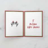 FLEAS NAVIDAD – クリスマスノミとクリスマスツリー シーズンカード (内部)