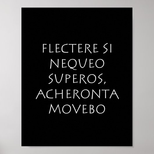 Flectere si nequeo superos Acheronta movebo ポスター (正面)
