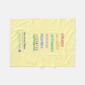 Fleece Blanket フリースブランケット (正面(横))