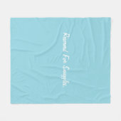 Fleece Blanket フリースブランケット (正面(横))