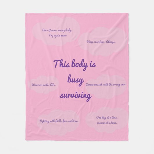 Fleece Blanket フリースブランケット (正面)