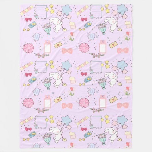 Fleece Blanket, 60"x80" フリースブランケット (正面)