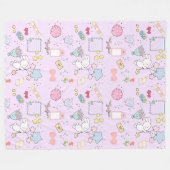 Fleece Blanket, 60"x80" フリースブランケット (正面(横))