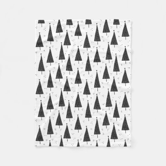Fleece Blanket 76,2cmx101,6cm - Christmas Pattern フリースブランケット (正面)